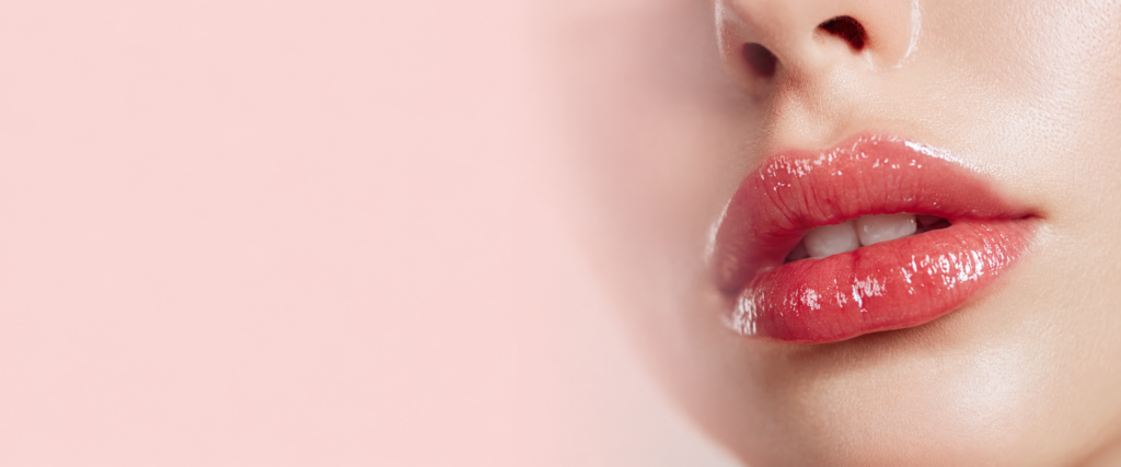 Soft, full lips after dermal fillers at Canira Cosmetic in Aurora